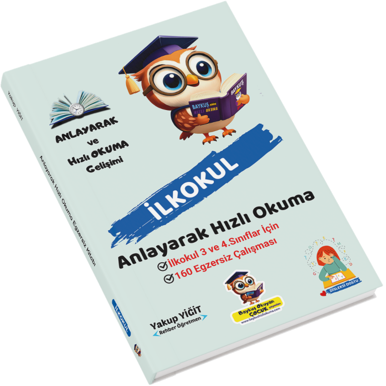 3 ve 4.Sınıflar İçin Anlayarak Hızlı Okuma Egzersiz Kitabı