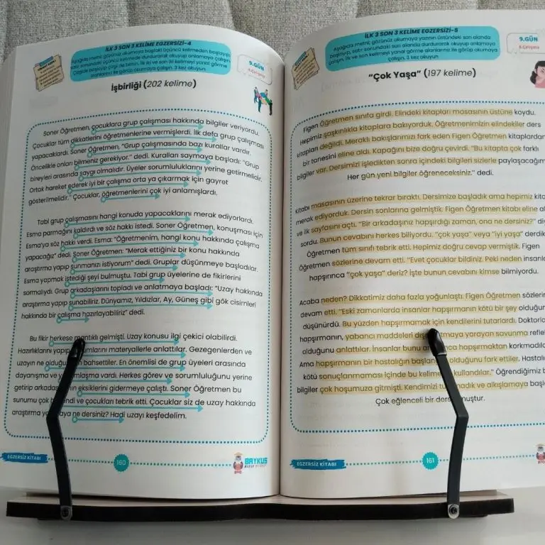 Ortaokul Hızlı Okuma Teknikleri Egzersiz Kitabı