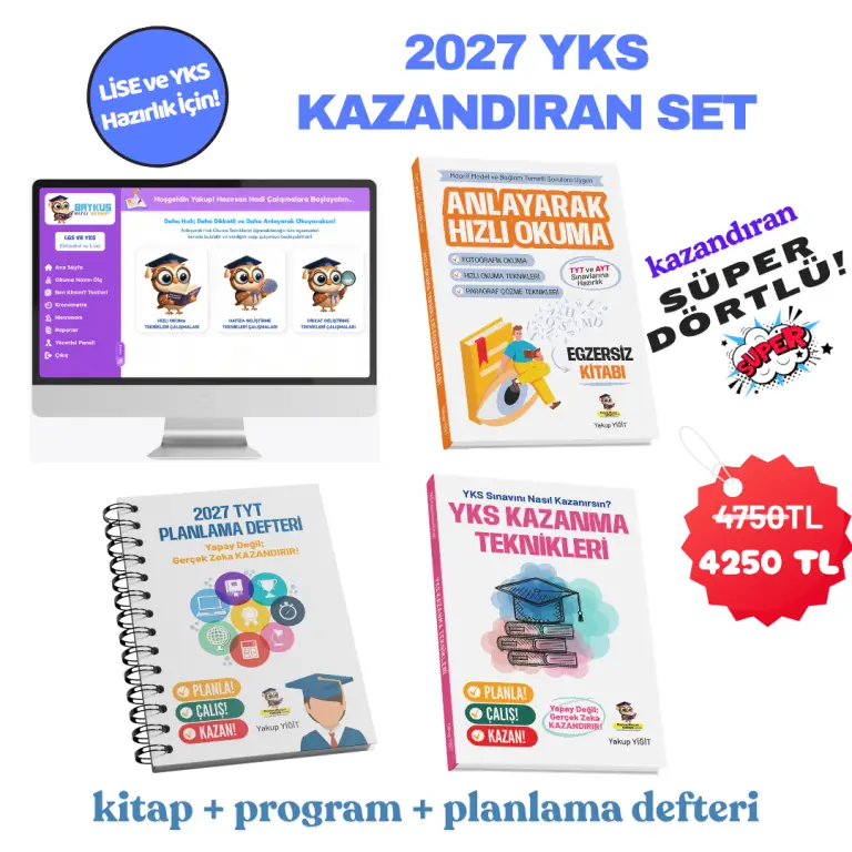YKS Hızlı Okuma ve Kazandıran Set